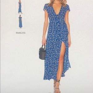 Blue maxi dress
